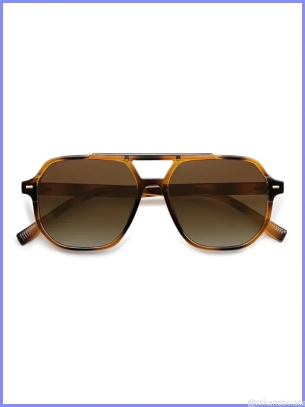 Retro Trendy Aviator Sunglasses Polarized UV400 Shield